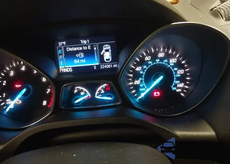 2014 Ford Escape Se из США, поврежденный, VIN 1FMCU9GX7EUC59976